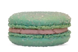 cotton candy macaron