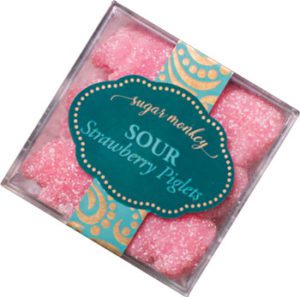 sour pink piglet candies
