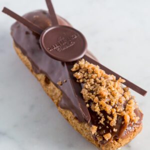 Salted Caramel Eclair made by The Green Monkey Chocolatier in Barbados