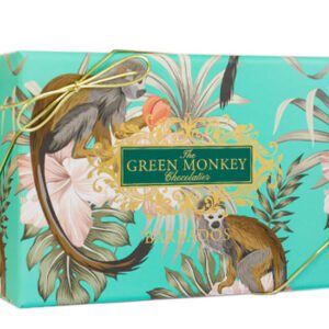 Monkey Macaron box for The Green Monkey Chocolatier