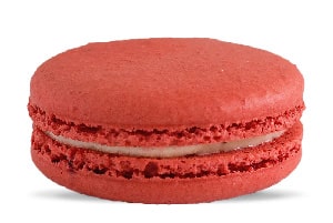 Red Velvet Macaron made in Barbados