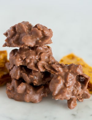 Chocolate Honeycomb Clusters