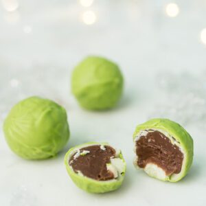 Chocolate Mint Artisanal chocolate truffle