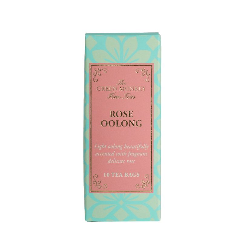Rose Oolong - Box of 10 Tea Bags - The Green Monkey Chocolatier